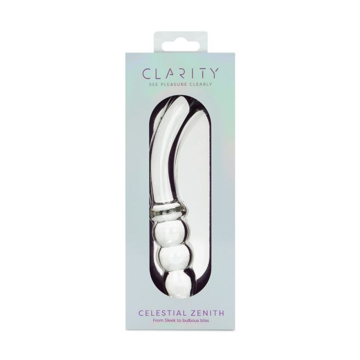 Clarity Glass Dildo Celestial Zenith 6.5"
