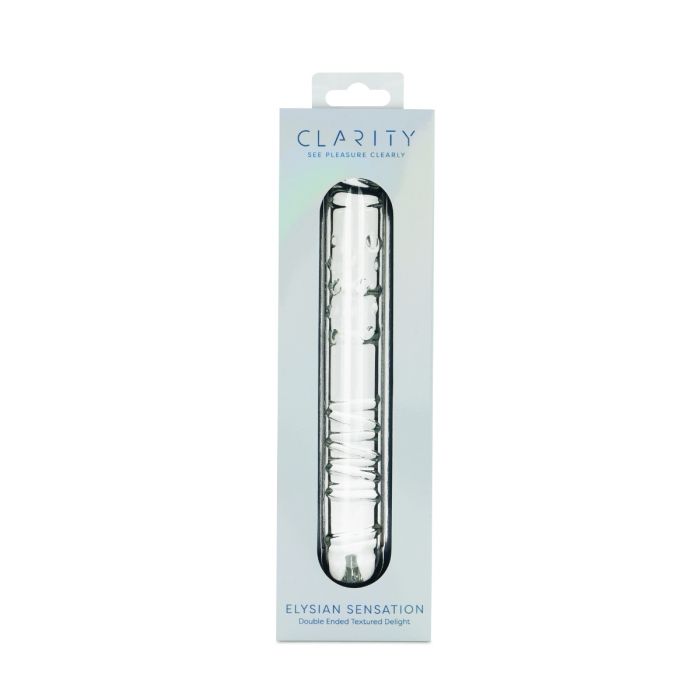 Clarity Glass Dildo Elysian Sensation 7.1"