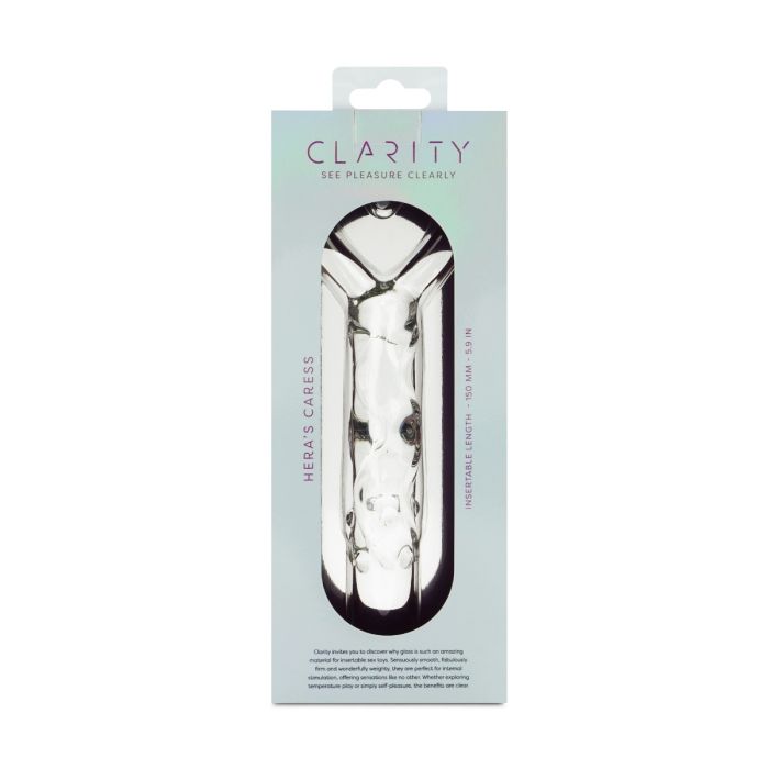 Clarity Glass Dildo Hera's Caress 5.9"