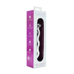 Clarity Glass Dildo Hera's Cascade 5.9"