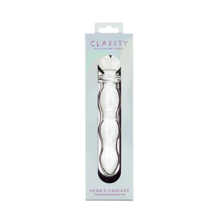 Clarity Glass Dildo Hera's Cascade 5.9"