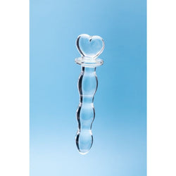 Clarity Glass Dildo Hera's Cascade 5.9"