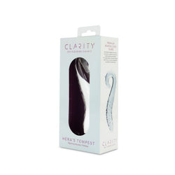 Clarity Glass Dildo Hera's Tempest 5.5"