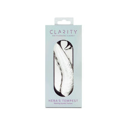 Clarity Glass Dildo Hera's Tempest 5.5"