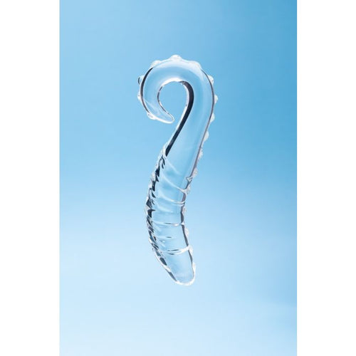 Clarity Glass Dildo Hera's Tempest 5.5"