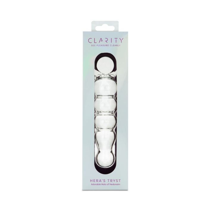 Clarity Glass Dildo Hera's Tryst 4.9"