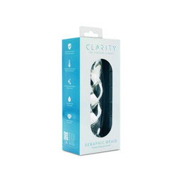 Clarity Glass Dildo Seraphic Braid 5.7"