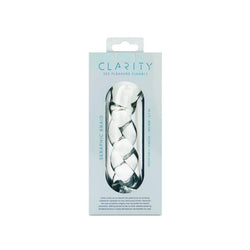 Clarity Glass Dildo Seraphic Braid 5.7"