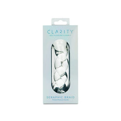 Clarity Glass Dildo Seraphic Braid 5.7"