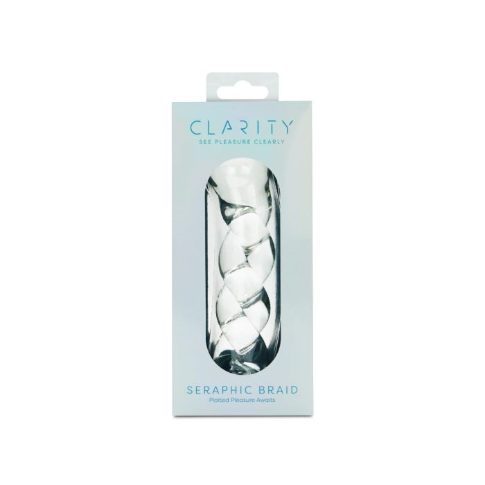 Clarity Glass Dildo Seraphic Braid 5.7"