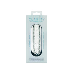 Clarity Glass Dildo Seraphic Ripple 6.2"