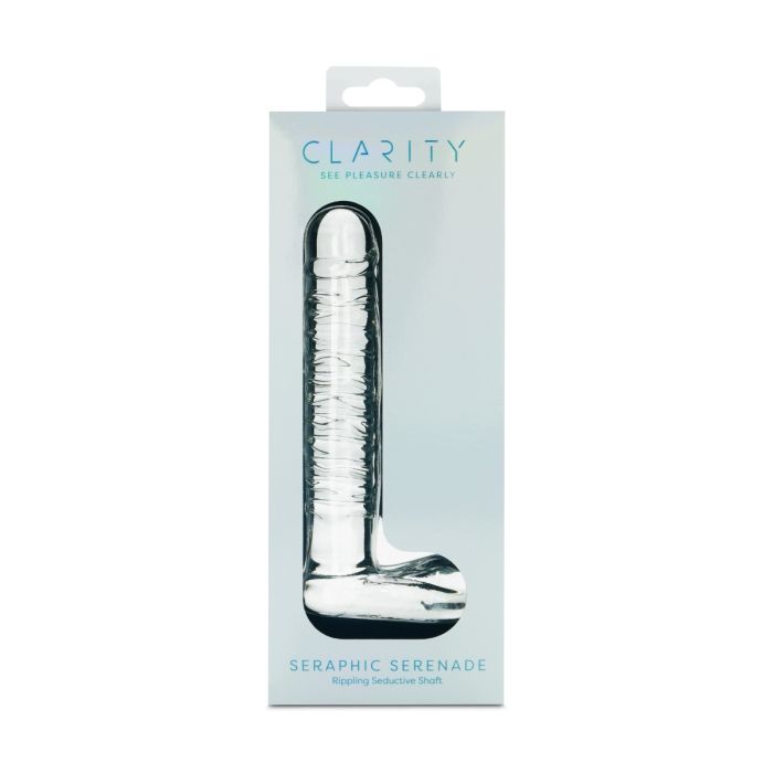 Clarity Glass Dildo Seraphic Serenade 5.7"