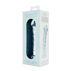 Clarity Glass Dildo Seraphic Spiral 6.3"