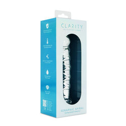 Clarity Glass Dildo Seraphic Spiral 6.3"
