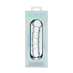 Clarity Glass Dildo Seraphic Spiral 6.3"