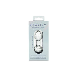 Clarity Glass Dildo Utopian Bloom 4.3"