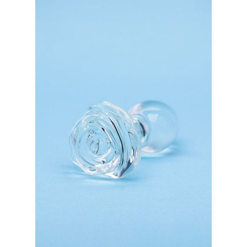Clarity Glass Dildo Utopian Bloom 4.3"