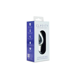 Clarity Glass Dildo Utopian Bud 3.5"