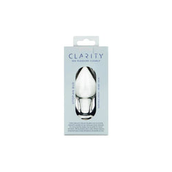 Clarity Glass Dildo Utopian Bud 3.5"