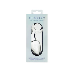 Clarity Glass Dildo Utopian Delight 3.5"