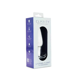 Clarity Glass Dildo Utopian Floret 4.3"