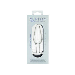 Clarity Glass Dildo Utopian Floret 4.3"