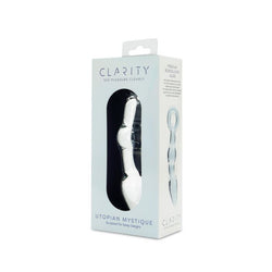 Clarity Glass Dildo Utopian Mystique 5.2"