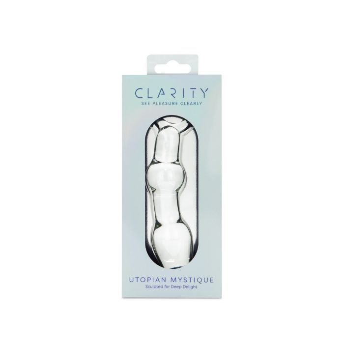 Clarity Glass Dildo Utopian Mystique 5.2"