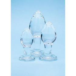 Clarity Glass Dildo Utopian Trinity Set Sm/Md/Lg