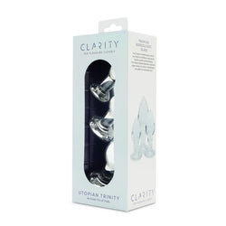 Clarity Glass Dildo Utopian Trinity Set Sm/Md/Lg