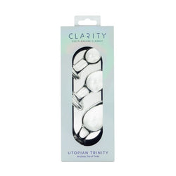 Clarity Glass Dildo Utopian Trinity Set Sm/Md/Lg