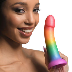 Simply Sweet Phallic Rainbow 6.9 inch Dildo