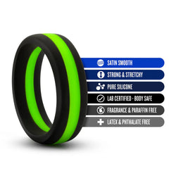 Performance Plus Pro Penis Ring Green Black
