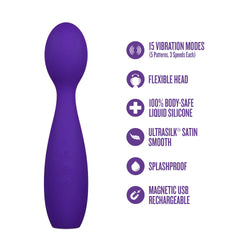 Sexy Things Velvet High Wand Purple 7.5"