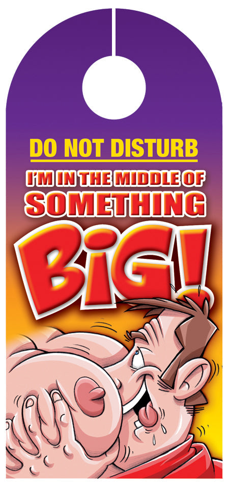 Do Not Disturb! Something Big