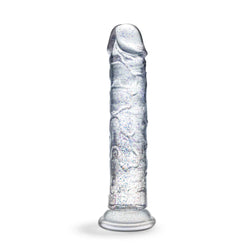 Naturally Yours Gala Sparkling Dildo Clear 6"