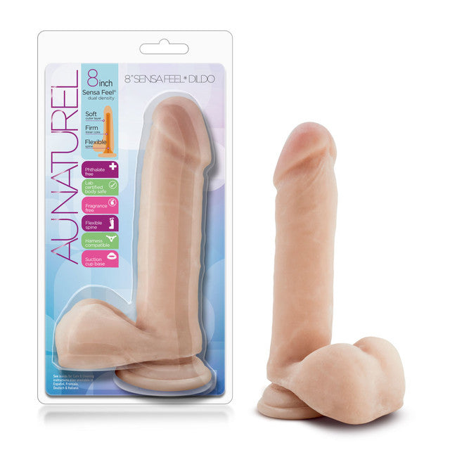 Au Naturel Sensa Feel Dildo Beige 8"