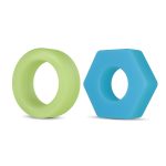 Performance Plus Flash 2 Cock Ring Set Neon