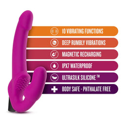 Temptasia Estella G-Spot Vibrating Dildo Pink 9.5"