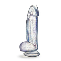 Naturally Yours Bling Sparkling Dildo Clear 7.5"