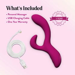 Blush Collection Quinn Rabbit Vibrator Burgundy