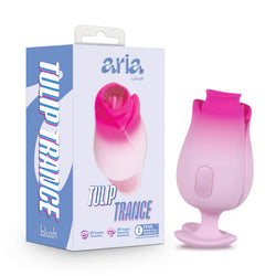 Aria Tulip Trance Suction Vibrator Pink