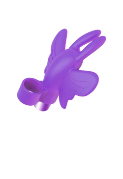 Flirt Finger Butterfly Bullet Vibe Purple