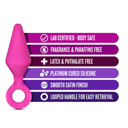 Luxe Candy Rimmer Kit Anal Plug Fuchsia