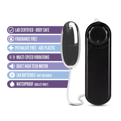 B Yours Power Bullet Silver 2-Inch
