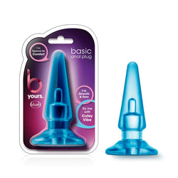 B Yours Basic Blue Anal Plug 4-Inch