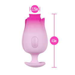 Aria Tulip Trance Suction Vibrator Pink