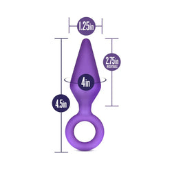 Luxe Candy Rimmer Anal Plug Purple 4.5-Inch