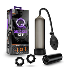 Quickie Kit Thick Cock Pump Black