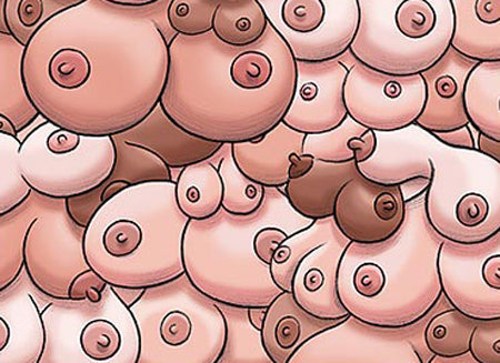 Boobs Madness Gift Wrap